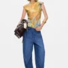 Elastische lange Jeans-Hose Elastische lange Jeans-Hose