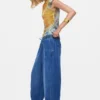 Elastische lange Jeans-Hose Elastische lange Jeans-Hose