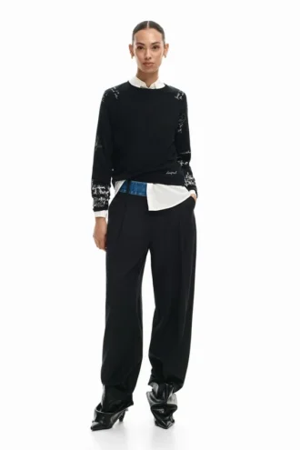 Feiner Jersey-Schriftzug