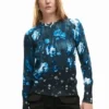 Feinstrick-Pullover mit Blumenmuster Feinstrick-Pullover mit Blumenmuster