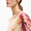 Feinstrick-Pullover mit Blumenmuster Feinstrick-Pullover mit Blumenmuster
