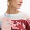 Feinstrick-Pullover mit Collage-Print