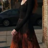 Figurbetontes Midikleid Figurbetontes Midikleid
