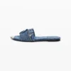 Flache Jeans-Sandale Flache Jeans-Sandale