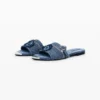 Flache Jeans-Sandale Flache Jeans-Sandale