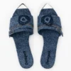 Flache Jeans-Sandale Flache Jeans-Sandale