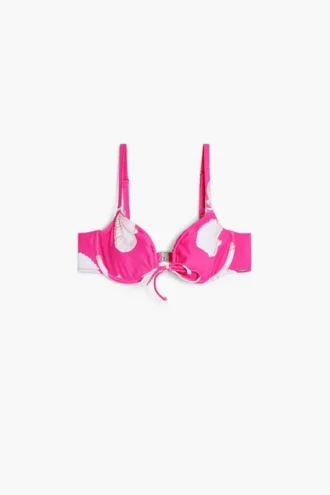 fuchsiafarbenes bikini oberteil mit muschelprint 1 330x495 - Fuchsiafarbenes Bikini-Oberteil mit Muschelprint