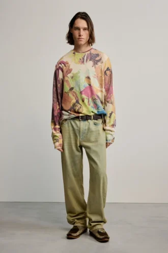 Gaugin-Pullover mit Print