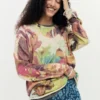Gaugin-Pullover mit Print Gaugin-Pullover mit Print