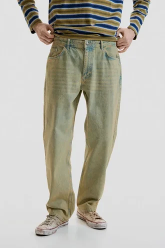 Gefärbte Jeans-Hose
