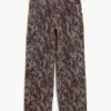 Gerade geschnittene Hose mit Struktur Gerade geschnittene Hose mit Struktur