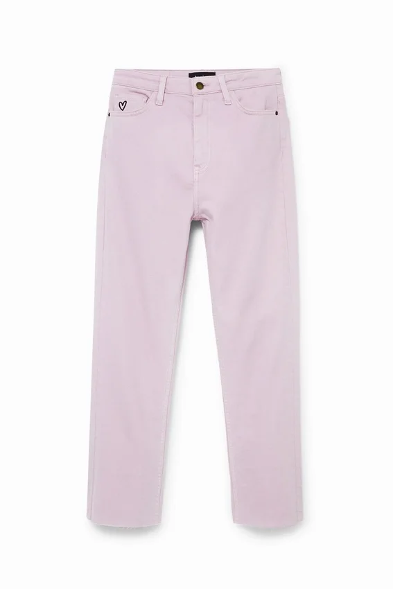 Gerade geschnittene, verkürzte Jeans Gerade geschnittene, verkürzte Jeans