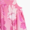 Gerafftes Blumenkleid Gerafftes Blumenkleid