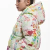 Gesteppte Jacke mit Schriftzug Gesteppte Jacke mit Schriftzug