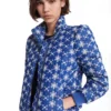 Gesteppte Jacke mit Spitze Gesteppte Jacke mit Spitze