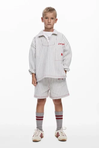 Gestreifte Shorts