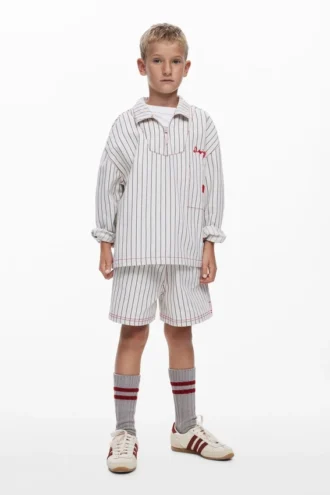 Gestreifte Shorts