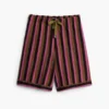 Gestreifte Strick-Bermudas