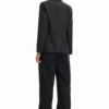 Gestreifter Patchwork-Blazer Gestreifter Patchwork-Blazer