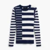 Gestreifter Pullover mit Rippstrick Gestreifter Pullover mit Rippstrick