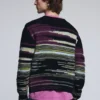Gestreifter Strickpullover Gestreifter Strickpullover