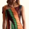 Gestreiftes Kleid von M. Christian Lacroix
