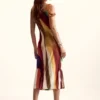 Gestreiftes Kleid von M. Christian Lacroix