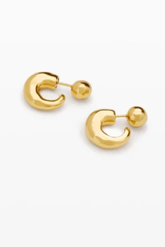 Goldene Ohrringe Zalio