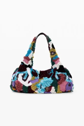 Große bestickte Tasche