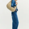 Große Denim-Tasche