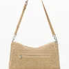 Große Raffia-Tasche mit Anhängern Große Raffia-Tasche mit Anhängern