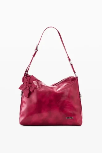 Große Tasche aus Kunstleder