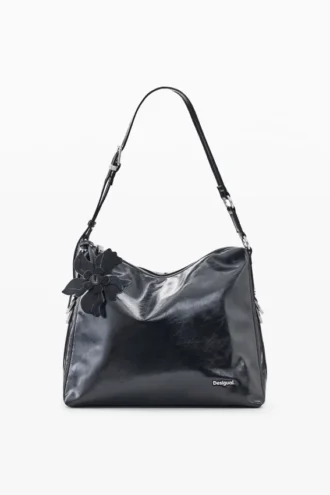 Große Tasche aus Kunstleder