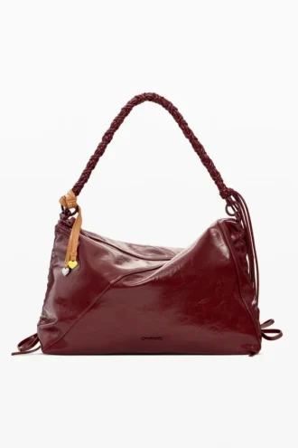 Große Tasche aus Kunstleder