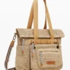 Großer modularer Raffia-Rucksack Großer modularer Raffia-Rucksack