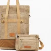 Großer modularer Raffia-Rucksack Großer modularer Raffia-Rucksack