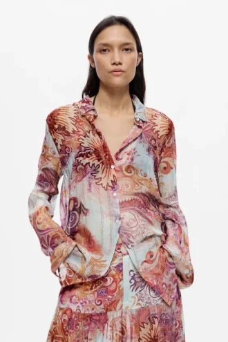 Hemd mit Paisley-Print