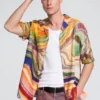 Hemden mit abstraktem Print Hemden mit abstraktem Print
