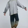 Hemden mit Schriftzug und Used-Look