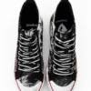 High-Top-Sneaker mit Tartan-Plateausohle High-Top-Sneaker mit Tartan-Plateausohle