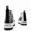 High-Top-Sneaker mit Tartan-Plateausohle High-Top-Sneaker mit Tartan-Plateausohle