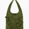 Häkel-Tasche mit Blumen Häkel-Tasche mit Blumen