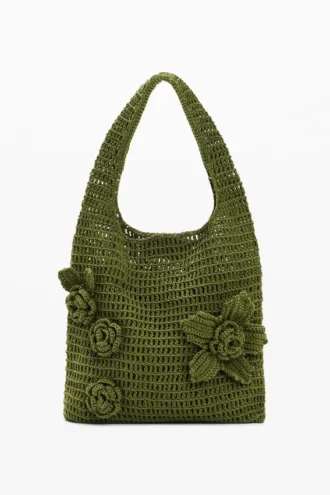 Häkel-Tasche mit Blumen