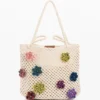 Häkel-Tasche mit Blumen Häkel-Tasche mit Blumen