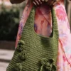 Häkel-Tasche mit Blumen Häkel-Tasche mit Blumen