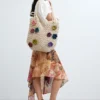 Häkel-Tasche mit Blumen Häkel-Tasche mit Blumen