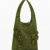 Häkel-Tasche mit Blumen Häkel-Tasche mit Blumen