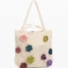 Häkel-Tasche mit Blumen Häkel-Tasche mit Blumen