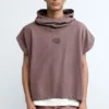Hoodie-T-Shirt mit Logo