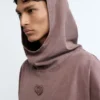 Hoodie-T-Shirt mit Logo